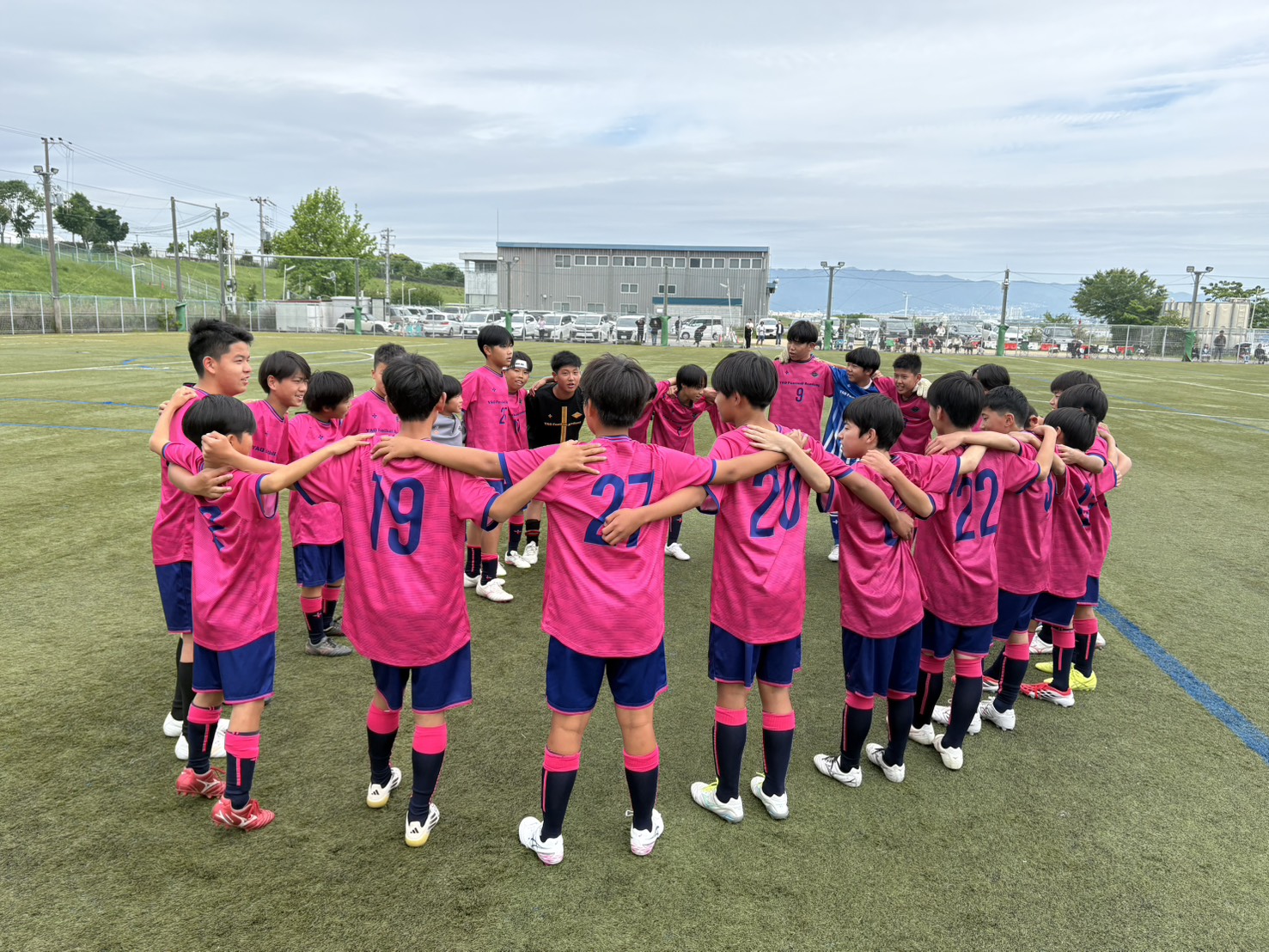 ハーフタイム円陣