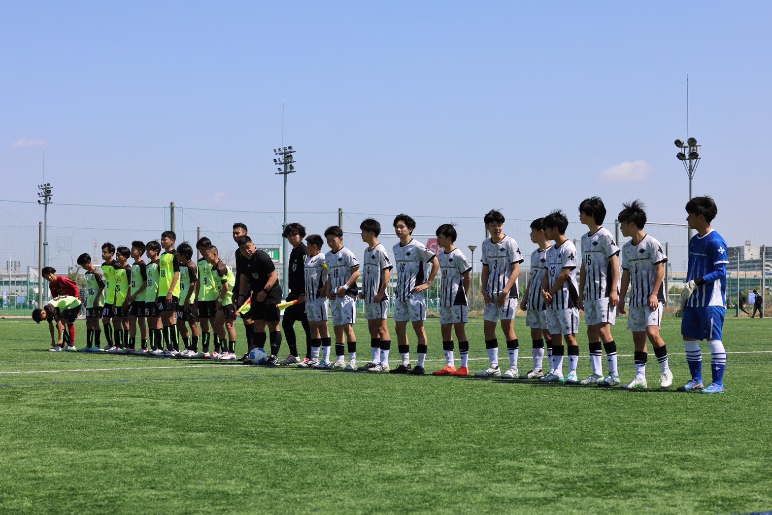 試合前整列